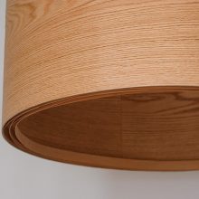 Spiral Oak - Handmade Wooden Ceiling Light