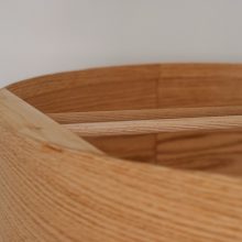 Spiral Oak - Handmade Wooden Ceiling Light
