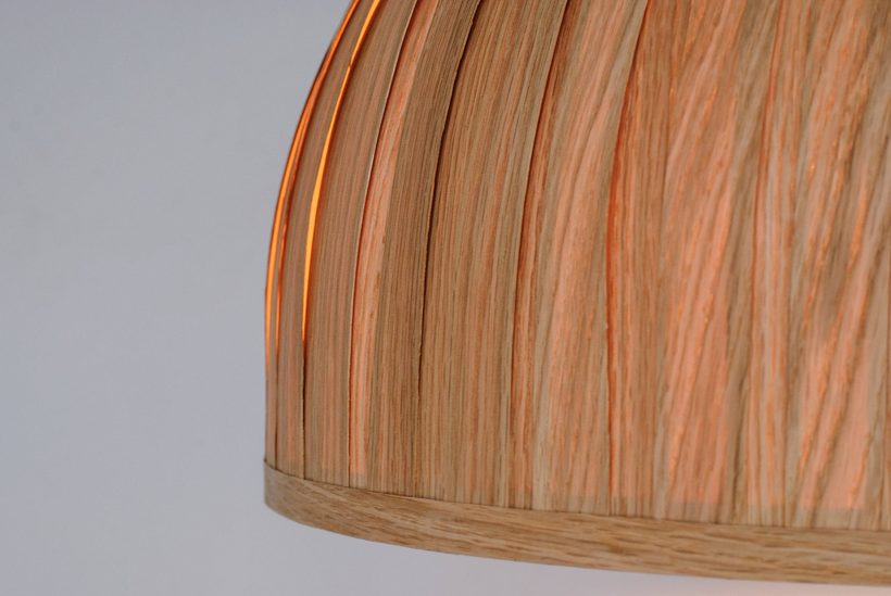 Bell II Oak - Handmade Wooden Ceiling Light