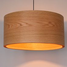 Spiral Oak - Handmade Wooden Ceiling Light