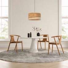 Spiral Olive - Handmade Wooden Ceiling Light