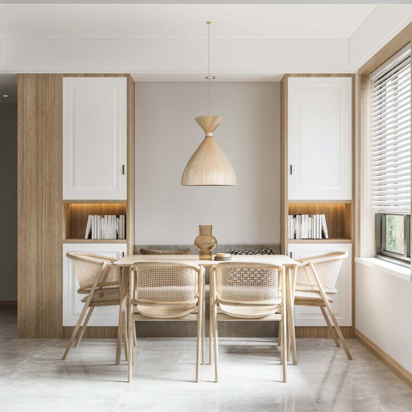 Χειροποίητο Ξύλινο Φωτιστικό Οροφής - 'Teepee Maple'