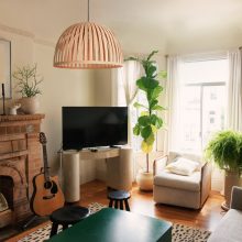 X Bell Bamboo - Handmade Wooden Ceiling Light