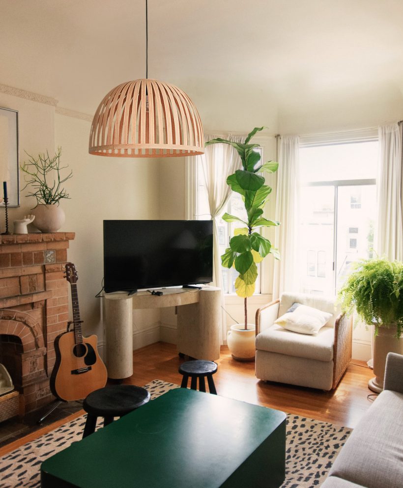 X Bell Bamboo - Handmade Wooden Ceiling Light