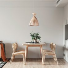 Handmade Wooden Ceiling Light - 'X Teepee Maple'