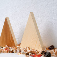 Handmade Wood Christmas Trees Decoration, Elm & Ash Handmade Wood Christmas Trees Decoration, Elm & Ash