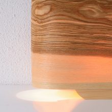 Wagon Olive - Handmade Wooden Table Lamp