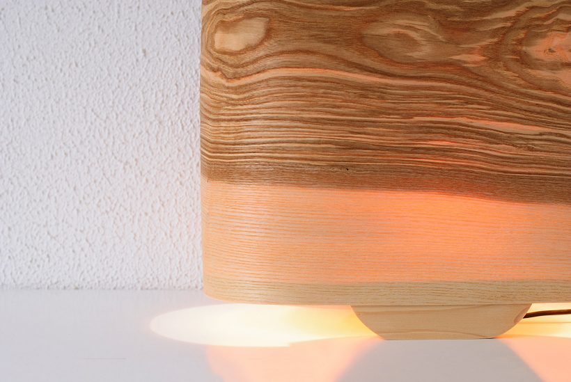 Wagon Olive - Χειροποίητο Ξύλινο Επιτραπέζιο Φωτιστικό