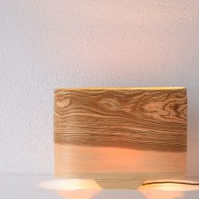 Wagon Olive - Handmade Wooden Table Lamp