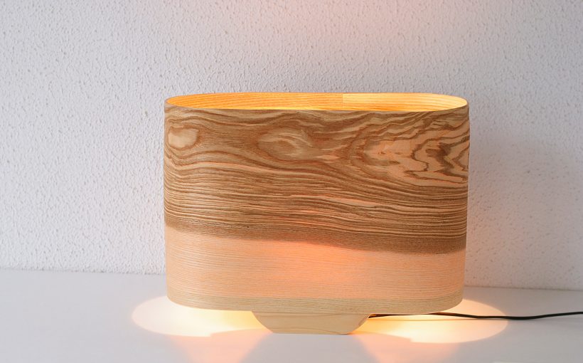 Wagon Olive - Χειροποίητο Ξύλινο Επιτραπέζιο Φωτιστικό