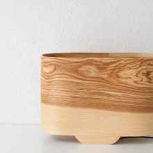 Wagon Olive - Handmade Wooden Table Lamp