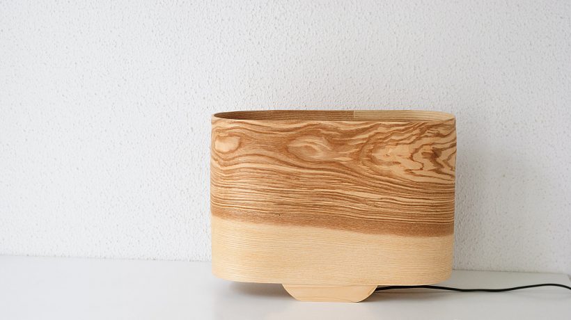 Wagon Olive - Χειροποίητο Ξύλινο Επιτραπέζιο Φωτιστικό