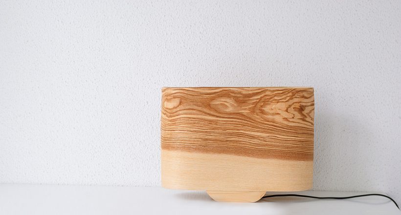 Wagon Olive - Χειροποίητο Ξύλινο Επιτραπέζιο Φωτιστικό