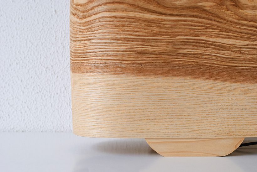 Wagon Olive - Χειροποίητο Ξύλινο Επιτραπέζιο Φωτιστικό