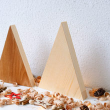 Handmade Wood Christmas Trees Decoration, Elm & Ash Handmade Wood Christmas Trees Decoration, Elm & Ash