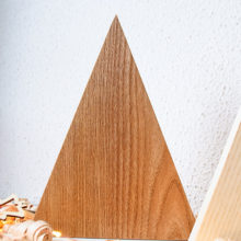 Handmade Wood Christmas Trees Decoration, Elm & Walnut Handmade Wood Christmas Trees Decoration, Elm & Walnut