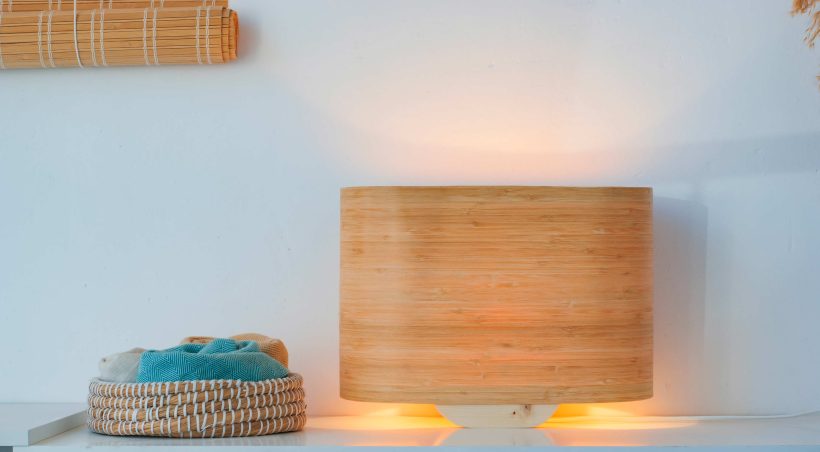 Wagon Bamboo - Χειροποίητο Ξύλινο Επιτραπέζιο Φωτιστικό