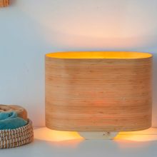 Wagon Bamboo - Χειροποίητο Ξύλινο Επιτραπέζιο Φωτιστικό