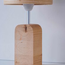 Handmade Wood Table Lamp - Motif Wood 2 Ash