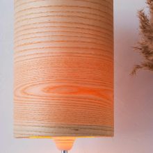 Handmade Wood Table Lamp - Motif Wood 2 Ash