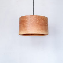 Spiral Walnut EU - Handmade Wooden Ceiling Light