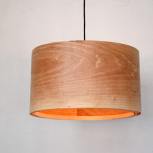 Spiral Walnut EU - Handmade Wooden Ceiling Light