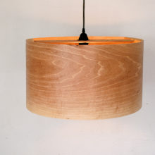 Spiral Walnut EU - Handmade Wooden Ceiling Light