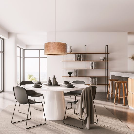 Spiral Walnut EU - Handmade Wooden Ceiling Light