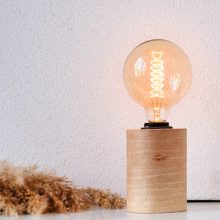 Barrel Walnut EU - Handmade Wooden Lamp
