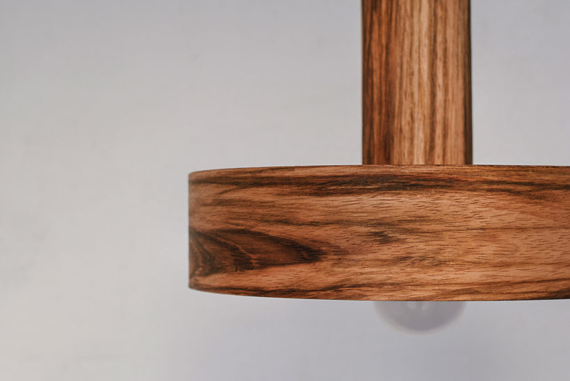 Nora Mango - Χειροποίητο Ξύλινο Φωτιστικό Οροφής