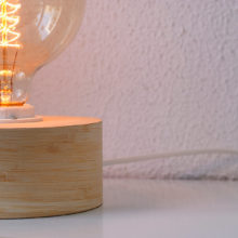 Barrel Bamboo - Χειροποίητο Ξύλινο Επιτραπέζιο Φωτιστικό