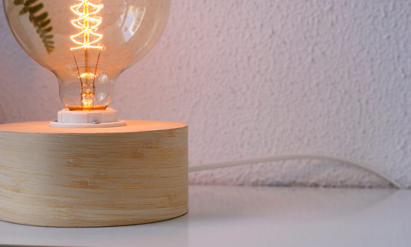 Barrel Bamboo - Handmade Wooden Table Lamp