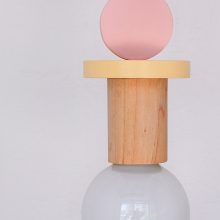 Handmade Wooden Kids Ceiling Light - Planets