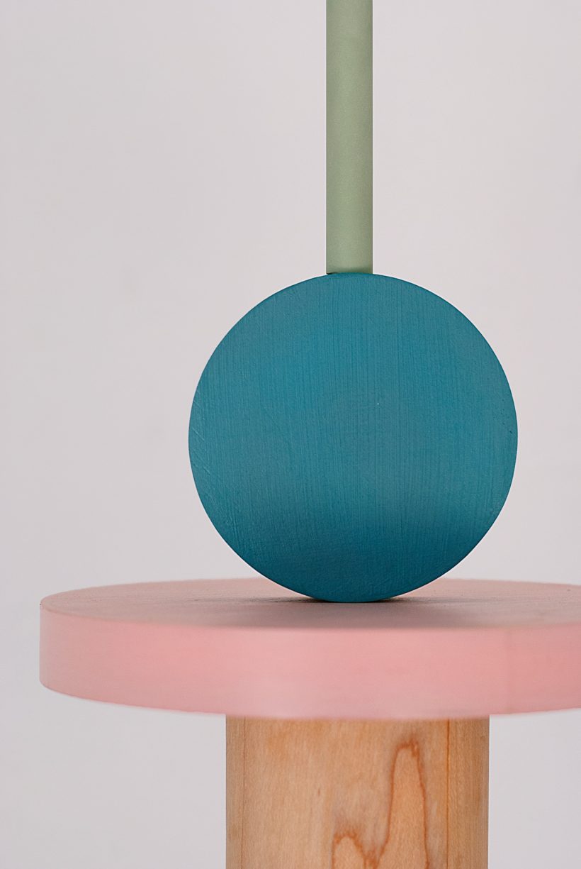 Χειροποίητο Παιδικό Φωτιστικό Οροφής - Astrid Turquoise Dark & Pink