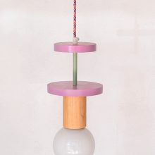 Χειροποίητο Παιδικό Φωτιστικό Οροφής - Cosmo Purple