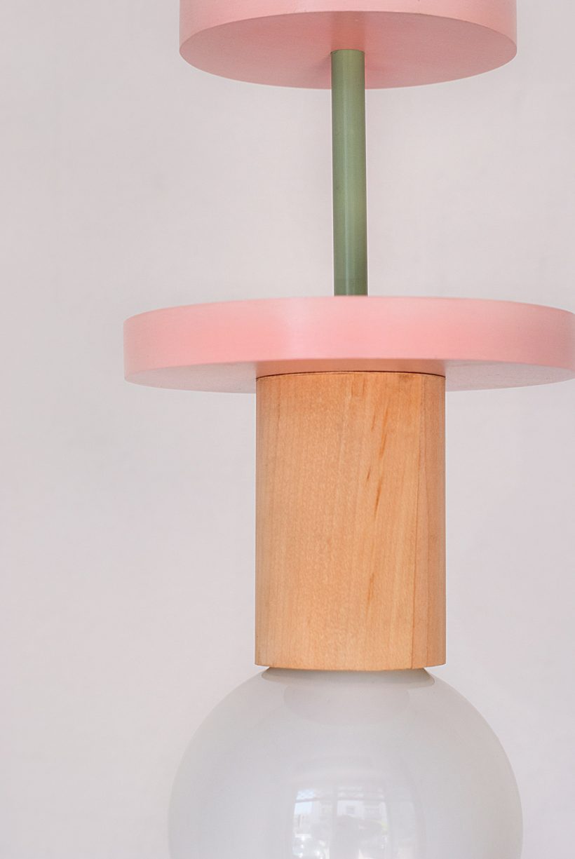 Χειροποίητο Παιδικό Φωτιστικό Οροφής  - Cosmo Pink