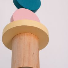 Handmade Wooden Kids Ceiling Light - Planets