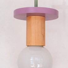Χειροποίητο Παιδικό Φωτιστικό Οροφής - Cosmo Purple