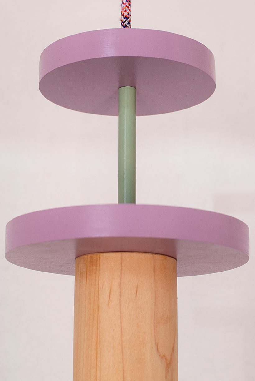 Χειροποίητο Παιδικό Φωτιστικό Οροφής - Cosmo Purple