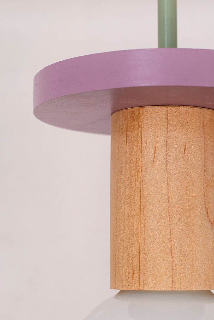 Χειροποίητο Παιδικό Φωτιστικό Οροφής - Cosmo Purple