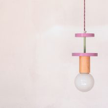 Χειροποίητο Παιδικό Φωτιστικό Οροφής - Cosmo Purple