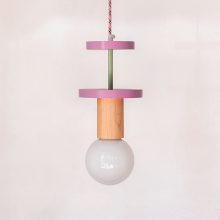 Χειροποίητο Παιδικό Φωτιστικό Οροφής - Cosmo Purple