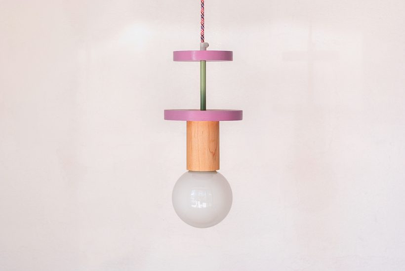 Χειροποίητο Παιδικό Φωτιστικό Οροφής - Cosmo Purple