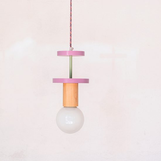 Χειροποίητο Παιδικό Φωτιστικό Οροφής - Cosmo Purple