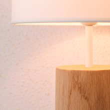 Lina Oak - Handmade Wooden Table Light