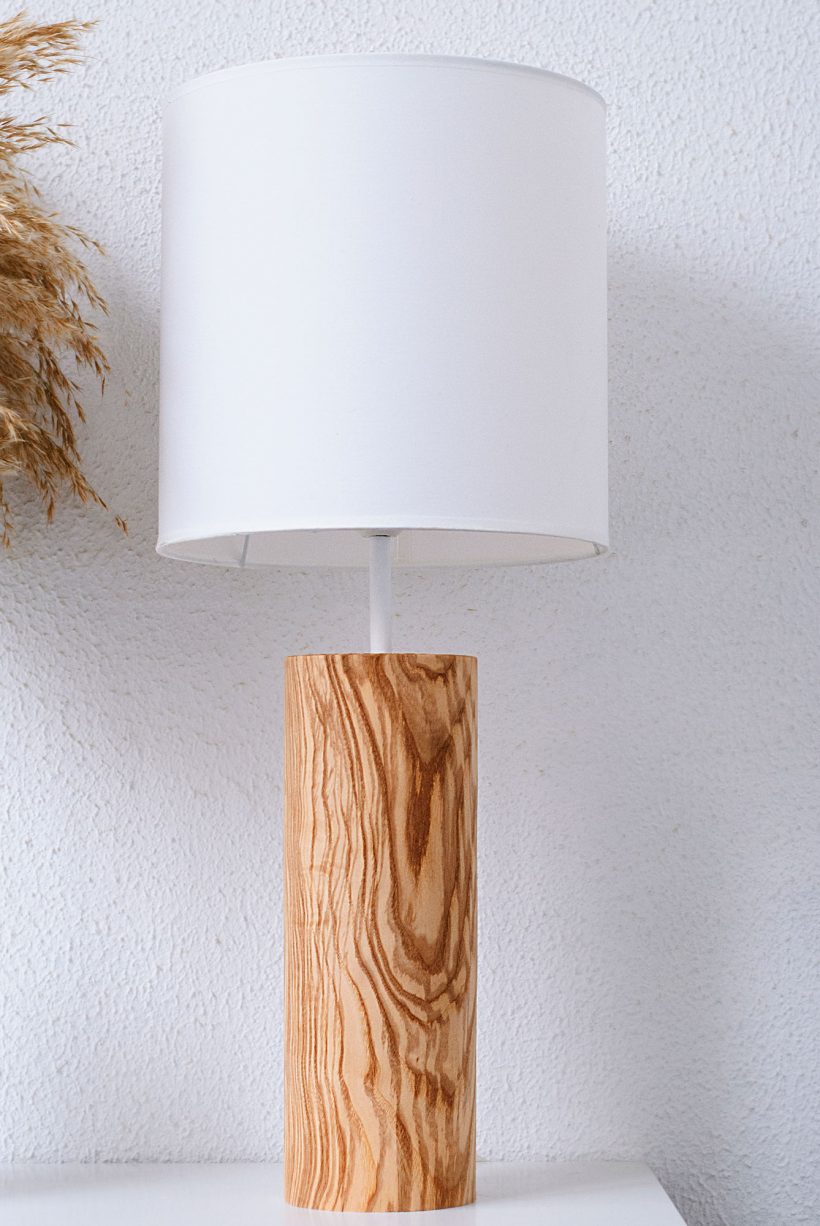 Lina Olive - Handmade Wooden Table Light