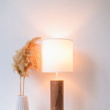 Lina Walnut - Handmade Wooden Table Light