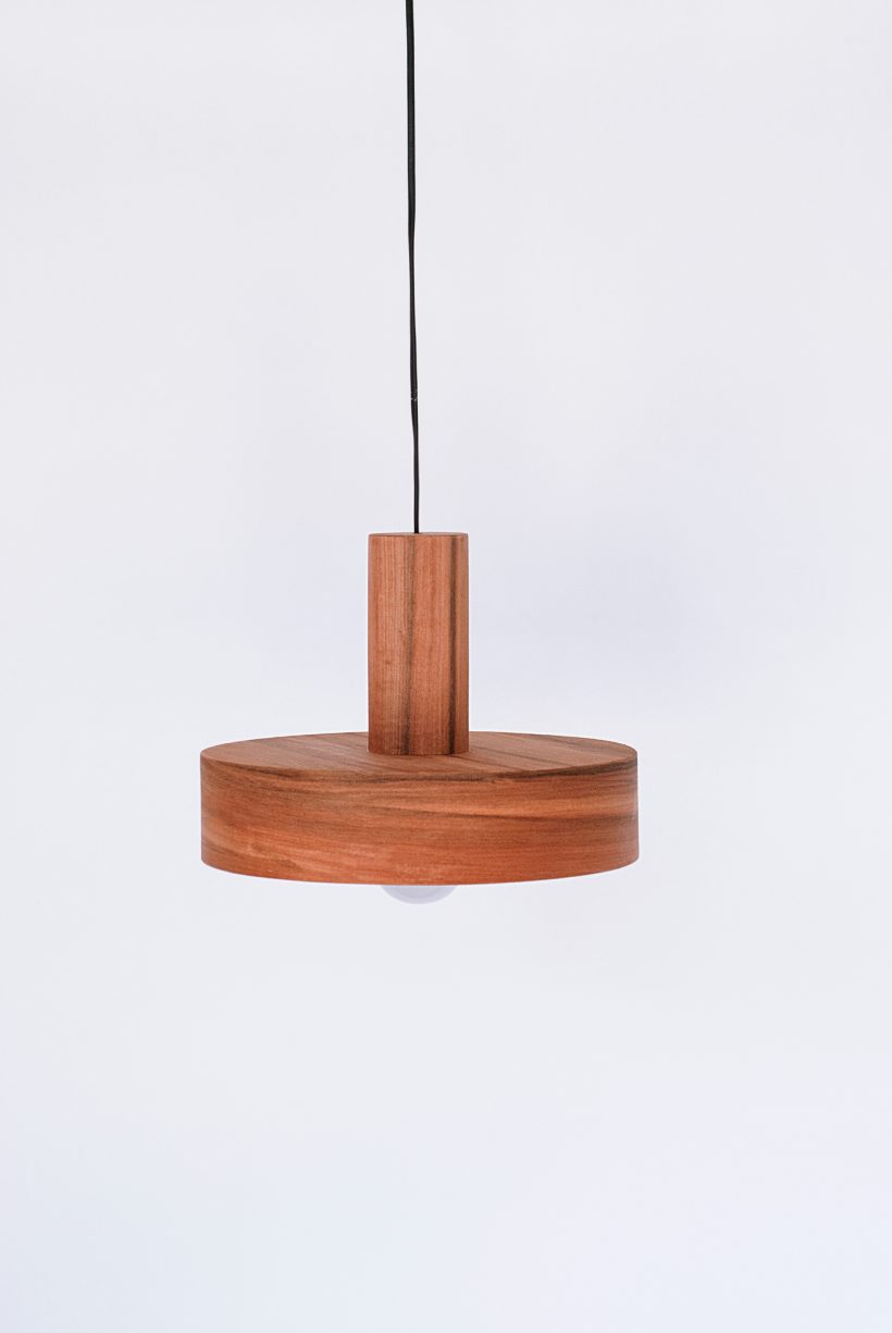 Nora Apple Chile - Handmade Wood Ceiling Light