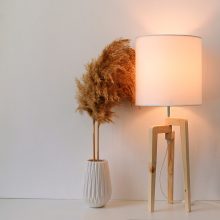 Tripod II Mini - Handmade Wooden Table Lamp