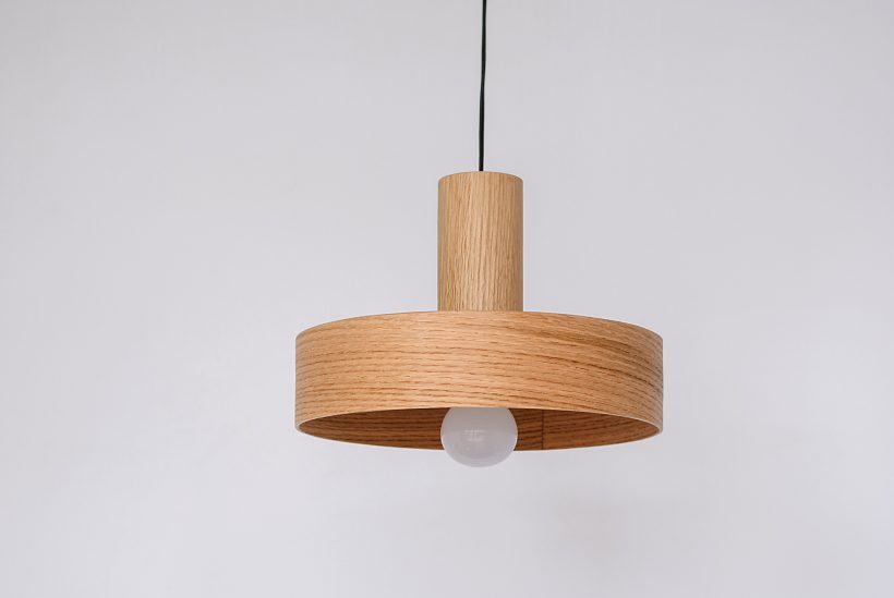 Nora Oak - Χειροποίητο Ξύλινο Φωτιστικό Οροφής